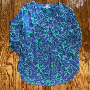 Lilly Pulitzer Elephant blouse